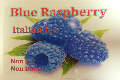 Blue Raspberry Italian Ice