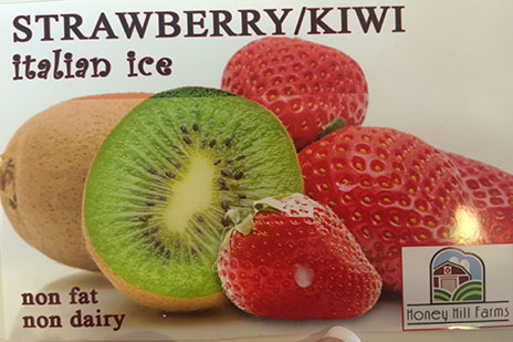 Strawberry Kiwi Italian Ice